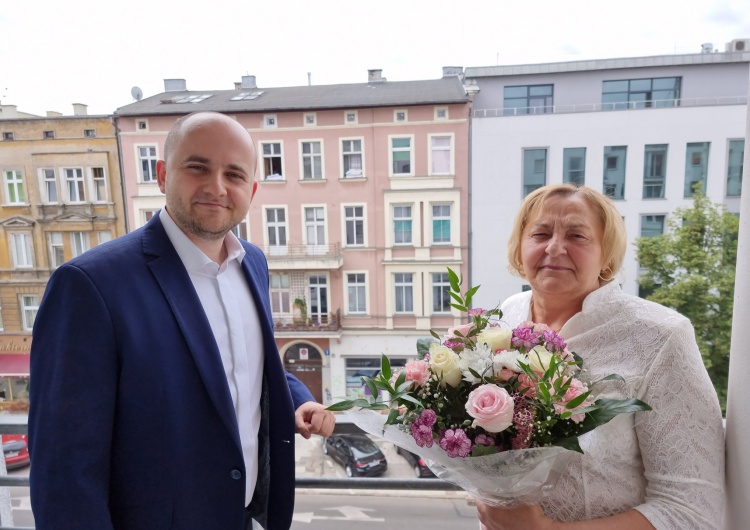 Dariusz Matecki i Jadwiga Kamińska