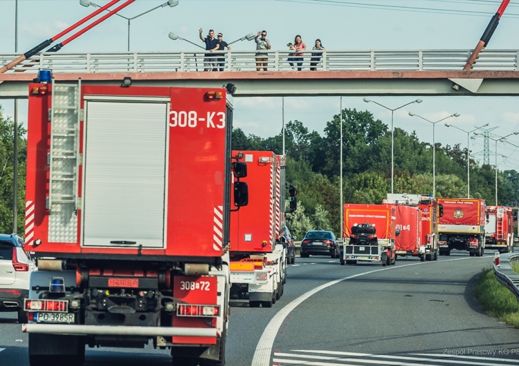  Polscy strażacy dotarli do Grecji. Pomogą w walce z pożarami [FOTO]