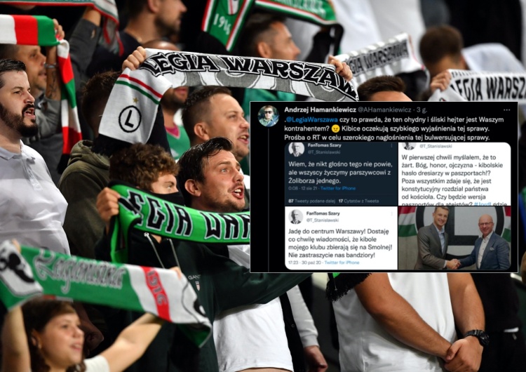 „Przejawy agresji uważamy za nieakceptowalne”. Legia Warszawa nie przedłużyła umowy z firmą z dyrektorem hejterem