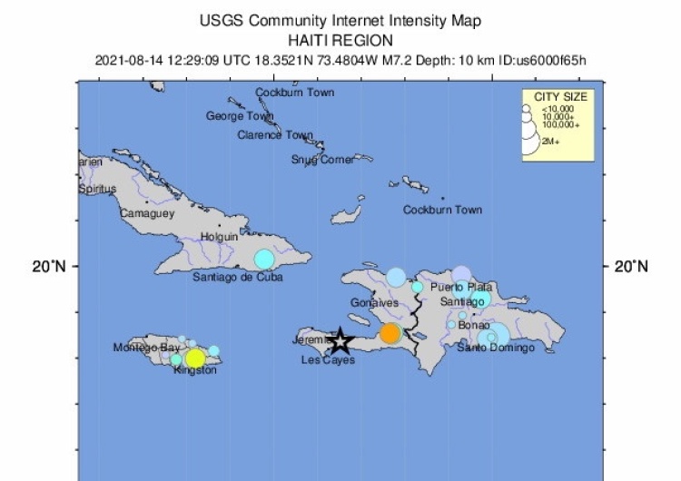  Tragiczny bilans dzisiejszego trzęsienia ziemi na Haiti