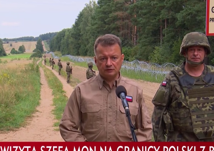 Szef MON Mariusz Błaszczak Błaszczak: Jedna z gwiazd TVN zaatakowała żołnierzy Wojska Polskiego