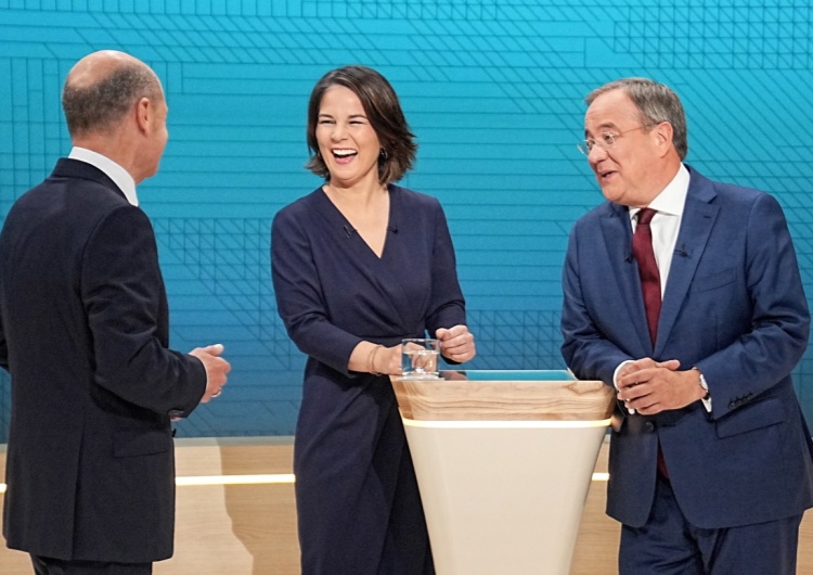 Olaf Scholz, Annalena Baerbock, Armin Laschet 