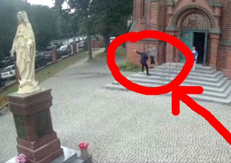 pobicie księdza w Szczecinie [VIDEO] Jest kolejne nagranie ze Szczecina. Tak napastnik bił księdza