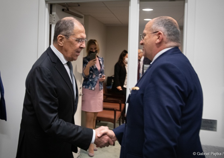  Pierwsze od lat. Polski minister spraw zagranicznych spotkał się z szefem rosyjskiego MSZ
