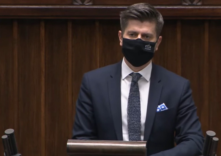 Pomazane biuro posła Lewicy.