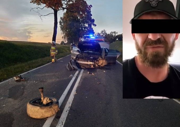 Tragiczny wypadek pod Olsztynem | mec. Paweł K. 