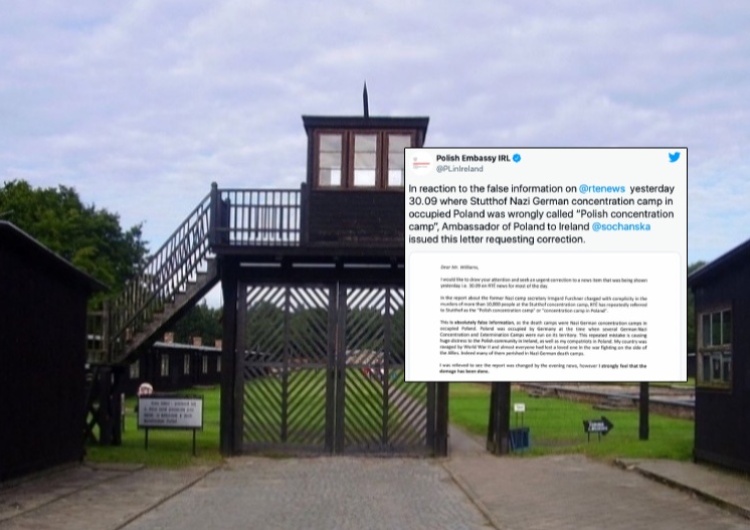 „Polski obóz koncentracyjny” Stutthof. Jest protest ambasador RP w Irlandii