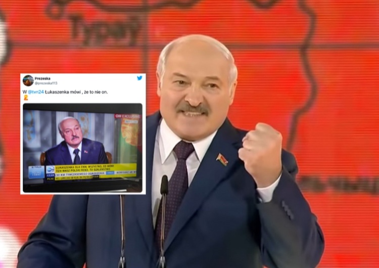 TVN24 retransmituje wywiad Łukaszenki. Internauci nie przebierają w słowach