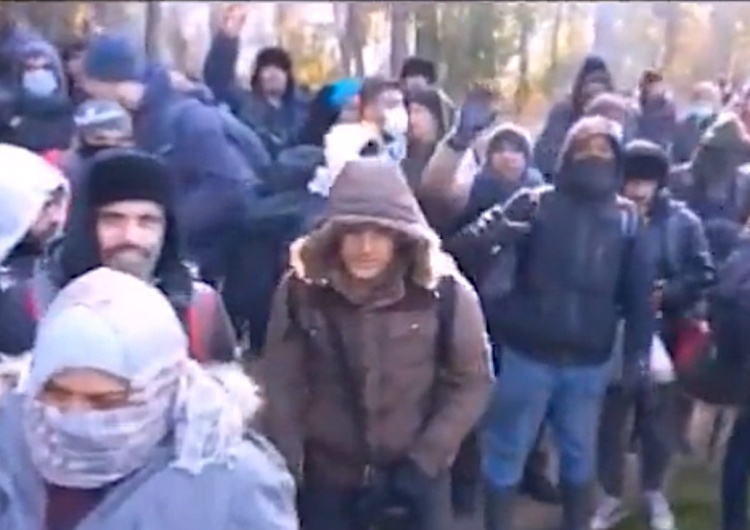 imigranci na granicy z Białorusią [VIDEO] 