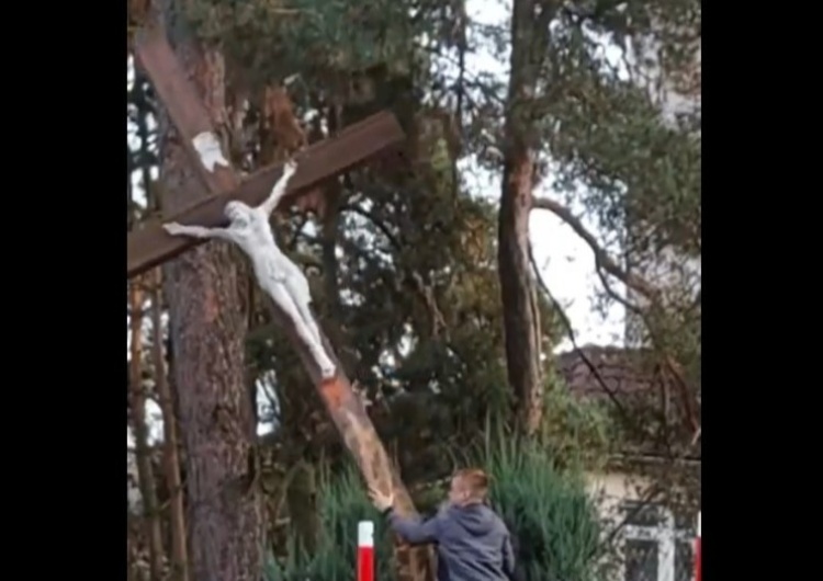 Po odrażającej profanacji. Krzyż znowu stanie w Zielonej Górze!