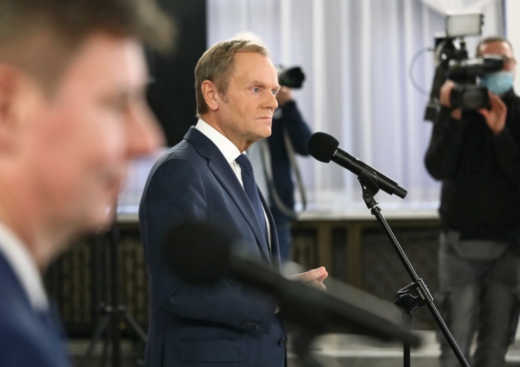  [video] Gorąco na konferencji prasowej Tuska. M. Kłeczek do szefa PO: 