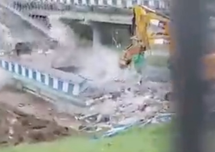  Katastrofa budowlana w Koszalinie! Runął wiadukt. Trwa akcja służb [WIDEO]