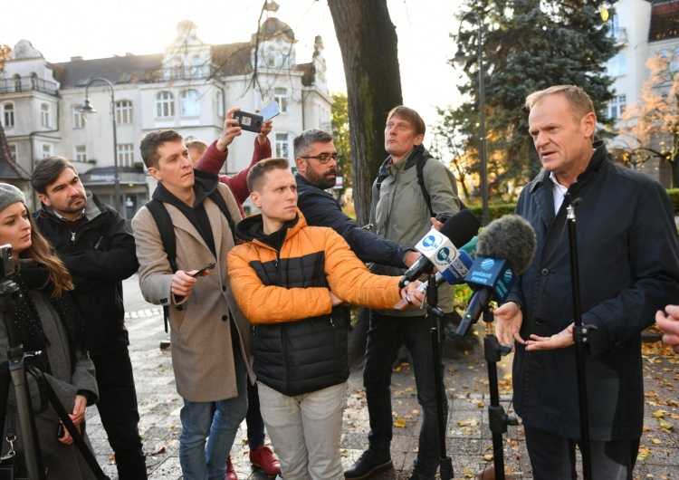 Konferencja prasowa Donalda Tuska 