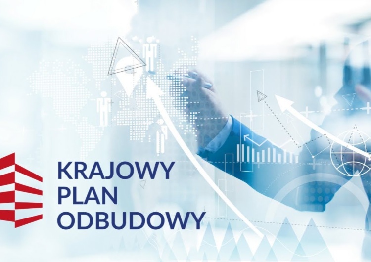 Logotyp Krajowego Planu Odbudowy W poniedziałek ogłoszenie pierwszej tury wyników z Rządowego Funduszu Polski Ład