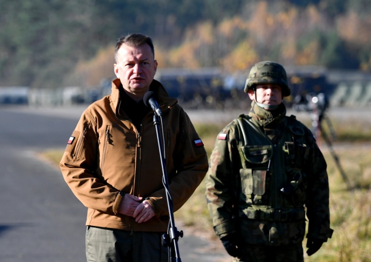  Szef MON: na granicy polsko-białoruskiej jest ponad 9 tys. żołnierzy