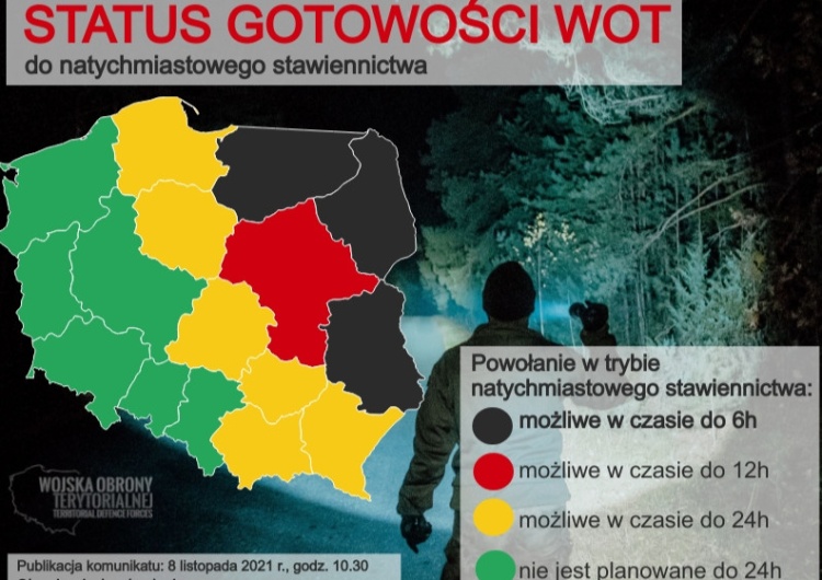 status gotowości WOT „Żołnierze!” Terytorialsi podnoszą status gotowości