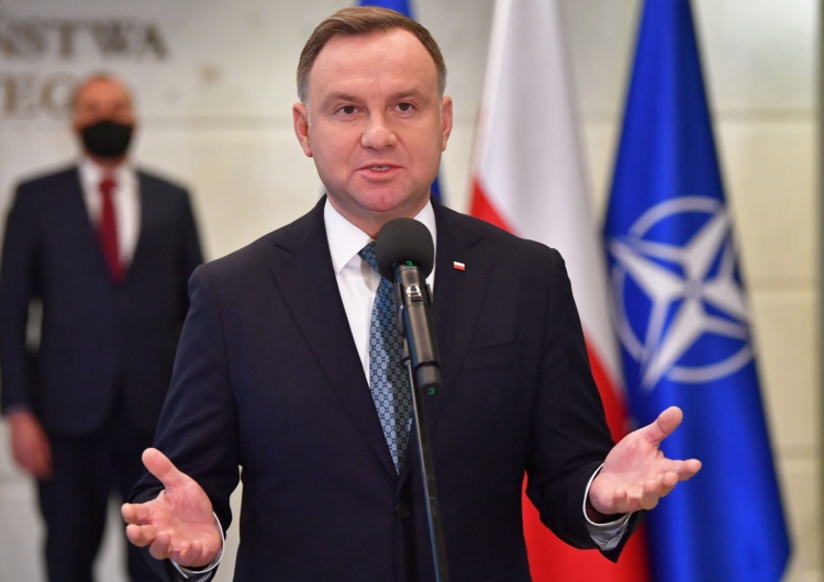 Andrzej Duda „To kwestia obrony granic Rzeczpospolitej i Unii Europejskiej”. Prezydent apeluje o opamiętanie