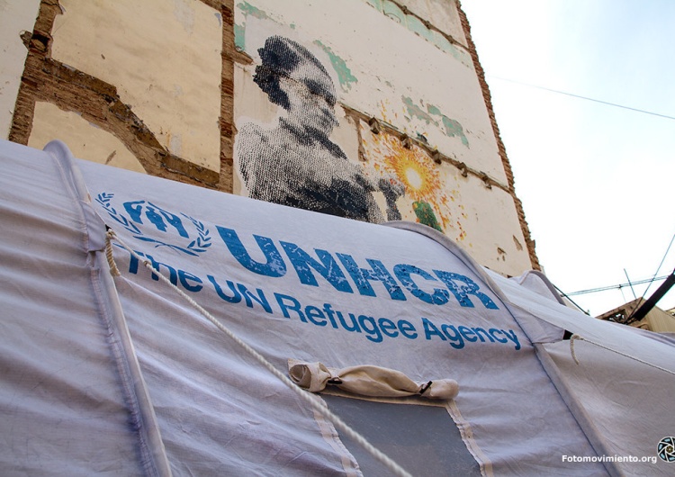 Namiot UNHCR UNHCR wzywa Białoruś do zaprzestania igrania ludzkim życiem na granicy białorusko-polskiej