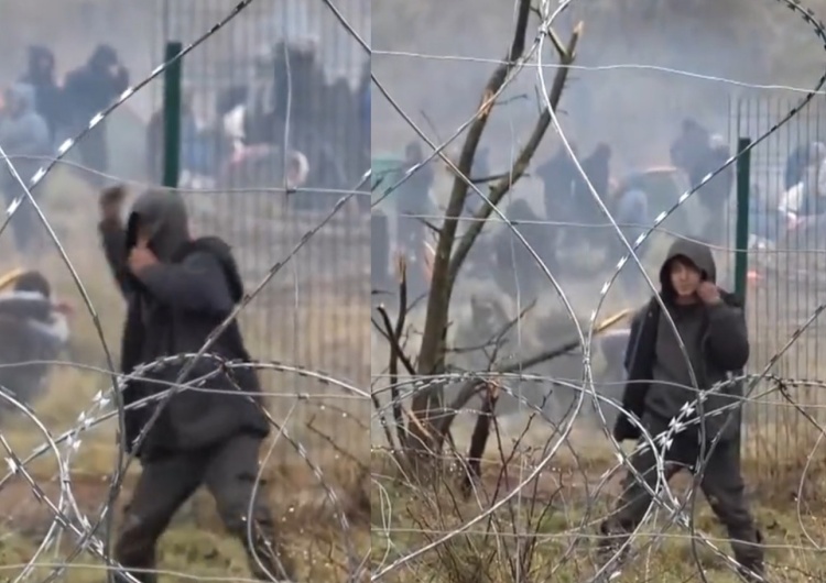  Presja migracyjna na Polskę. Migranci z Białorusi wykorzystywali do ataków dzieci [VIDEO]
