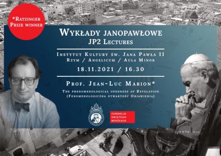  [Dziś] Wykład Jean-Luca Mariona: „Fenomenologiczna otwartość Objawienia”