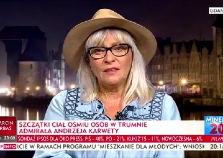 zrzut ekranu [video] Mariola Karweta: "Dla mnie nie jest jasne, co się wydarzyło w Smoleńsku"