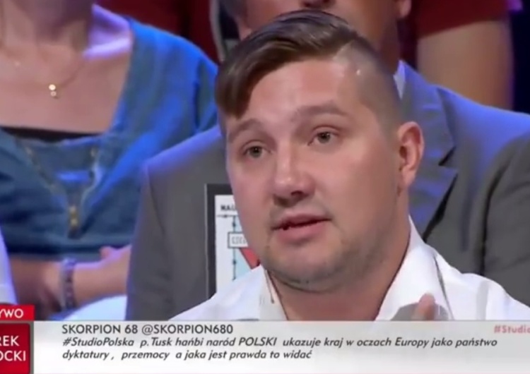  [video] Poruszające wystąpienie kibica Legii Warszawa w "Studio Polska": Zdajemy egzamin z patriotyzmu