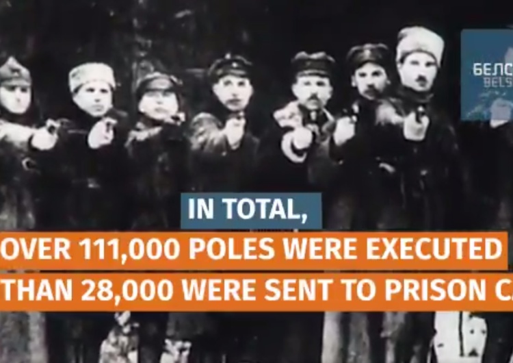  [video] "Over 111,000 Poles were executed" Biełsat przygotował spot o Operacji Polskiej NKWD po angielsku