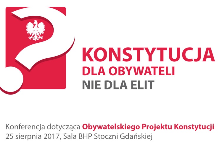  Zapowiedź prasowa. Konferencja "Konsytuacja dla obywateli, nie dla elit" - akredytacje