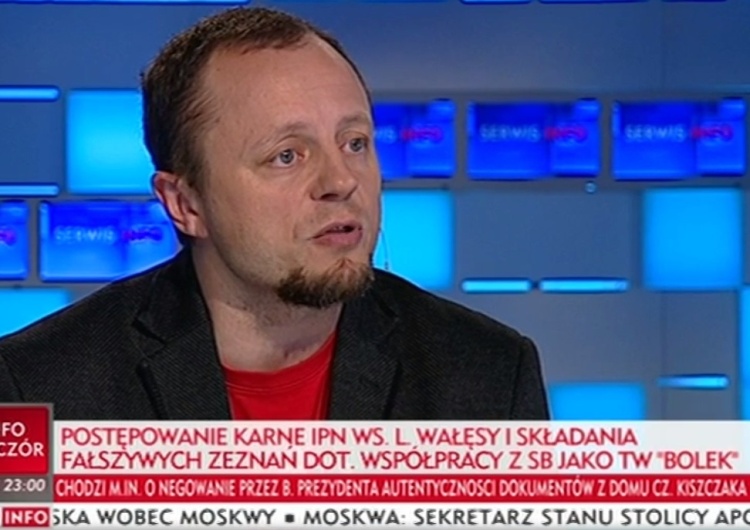  [video] Cezary Krysztopa w TVP Info: Lech Wałęsa nie potrafi się skonfrontować z oczywistymi faktami