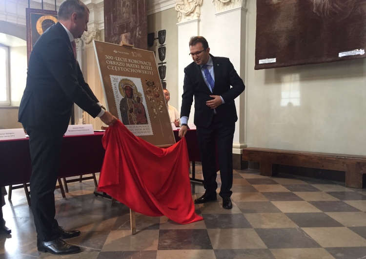  Banknot i znaczek z okazji 300-lecia koronacji obrazu Matki Bożej Jasnogórskiej