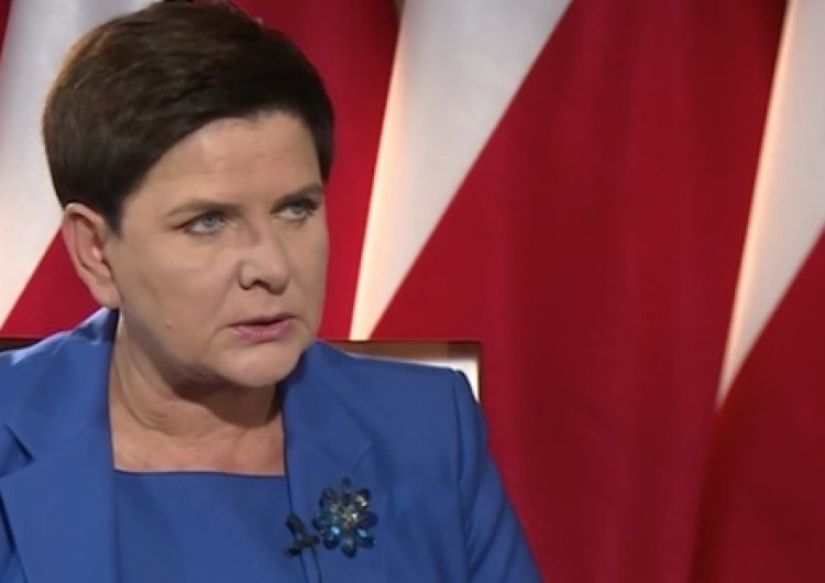 zrzut ekranu Premier Szydło: My na pewno nie zgodzimy się, żeby narzucono nam cokolwiek siłą