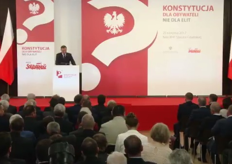 zrzut ekranu Prezydent Andrzej Duda: Od nowej konstytucji będzie zależało, jak będzie wyglądała Polska w przyszłości