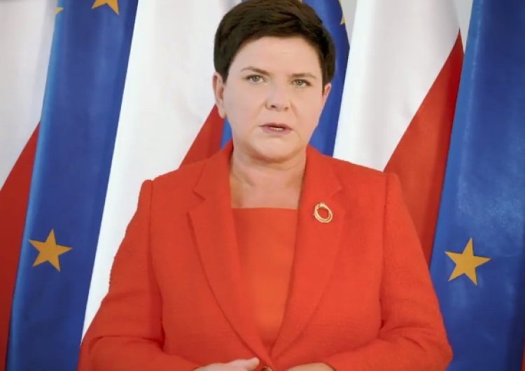 zrzut ekranu [video] Beata Szydło: Polska jest państwem praworządnym i demokratycznym, solidarnym i proeuropejskim
