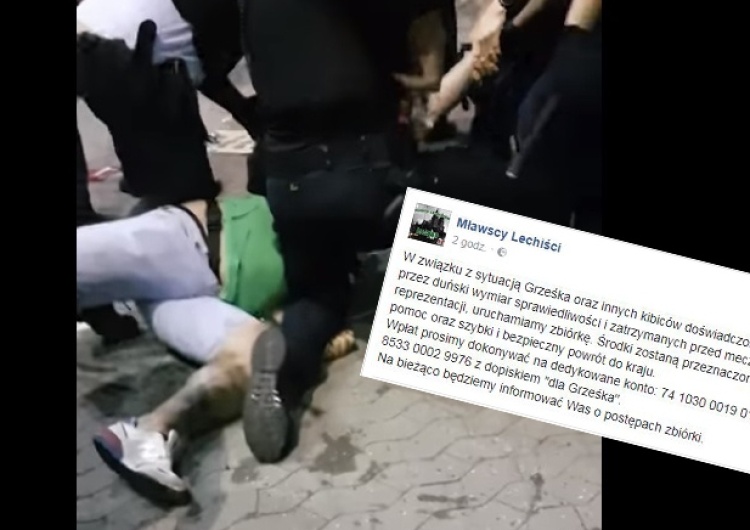 Rusza zbiórka na rzecz pobitego przez duńską policję polskiego kibica