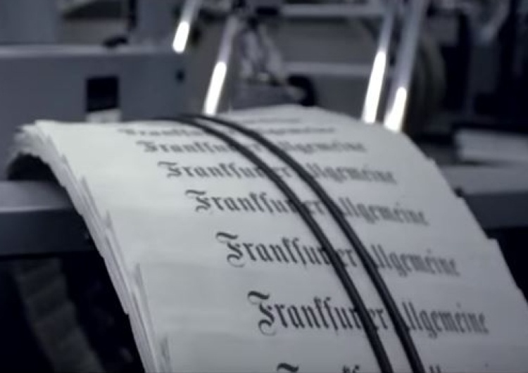 Niemiecki 'FAZ': Uznanie niemieckiej winy w stosunku do Polski jest istotą niemieckiej polityki