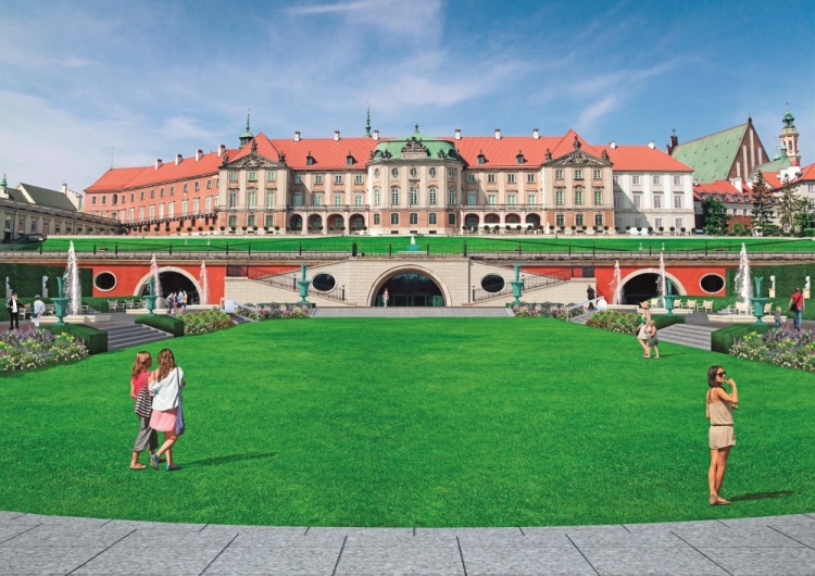  Zamek Królewski w Warszawie przystępuje do rekonstrukcji ogrodów dolnych