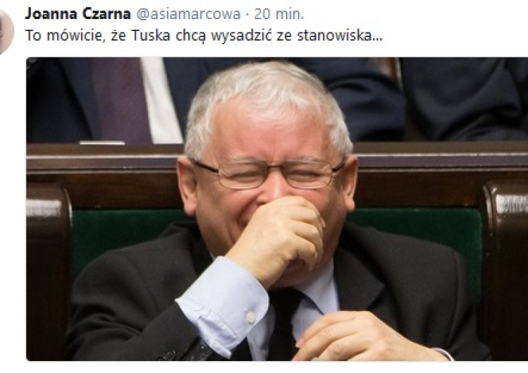 zrzut ekranu "To mówicie, że Tuska chcą wysadzić ze stanowiska" - najlepsze komentarze internautów