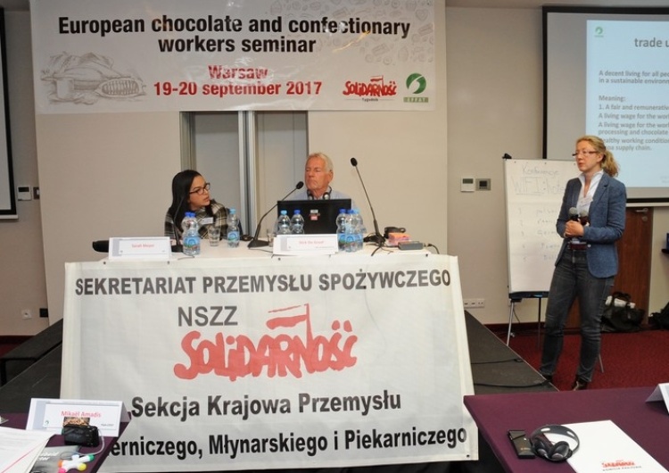  Seminarium pracowników sektora produkcji czekolady i wyrobów cukierniczych