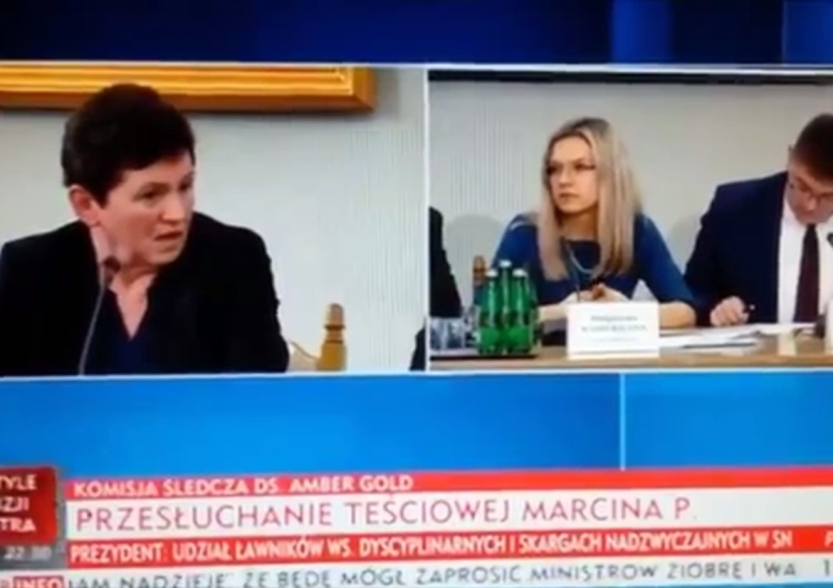  [video] Zobacz reakcję teściowej Marcina P. gdy usłyszała jakie pieniądze przechodziły przez jej konto