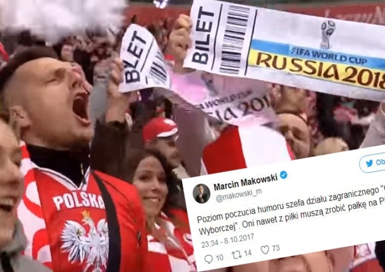 Komentarze po awansie Polski na Mistrzostwa Świata w Rosji. Nie zabrakło polityki