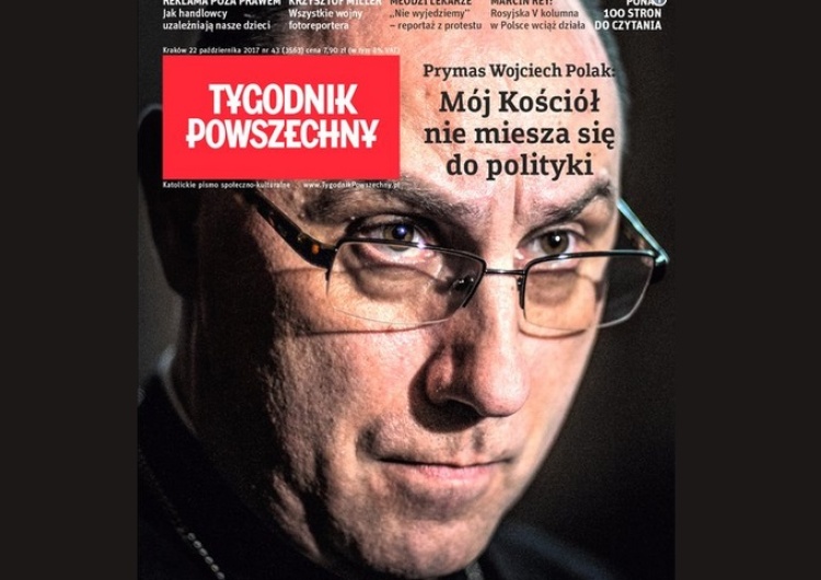 zrzut ekranu Sekretarz Prymasa: Dlaczego na okładce użyto sformułowania, które nie padło w wywiadzie? "TP" przeprasza