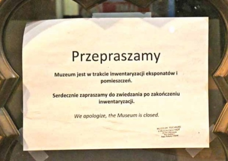 T. Gutry Muzeum Techniki to dziś teczka dokumentów. Czy pracownicy byłego Muzeum Techniki znajdą pracę?