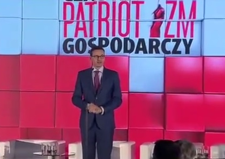 zrzut ekranu [video] Mateusz Morawiecki: Aby być w gronie wygranych, musimy stawiać na patriotyzm gospodarczy