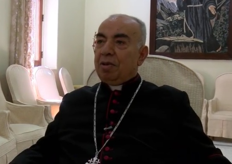 zrzut ekranu Biskup z Aleppo o Polsce