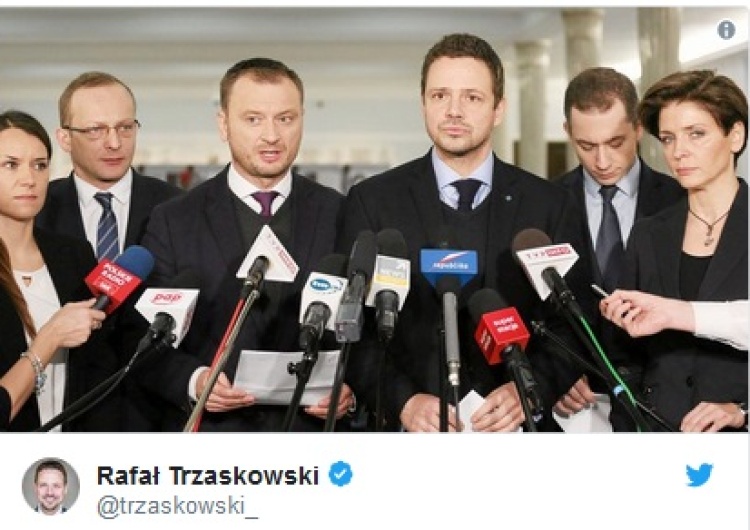 zrzut ekranu Trzaskowski skromnie: Pokolenie 30-40-latków w PO jest bardzo bogate w fascynujące osobowości polityczne