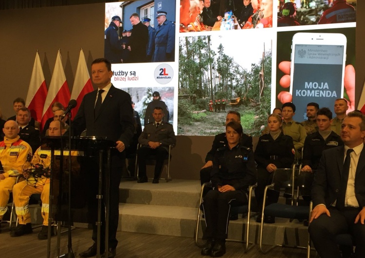  Mariusz Błaszczak: Chcemy, by Polacy czuli się bezpieczni w swoim kraju