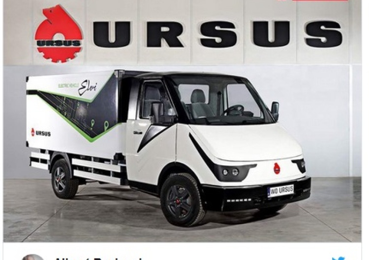 zrzut ekranu Kongres 590: Ursus zaprezentował elektryczny samochód dostawczy ELVI
