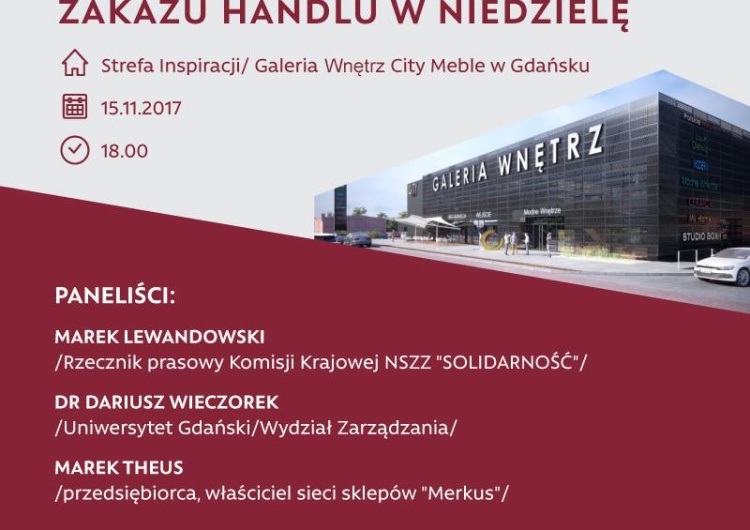  Debata Pomorskiego Klubu Biznesu o ograniczeniu handlu: W niedzielę głównie po kajzerki i piwo