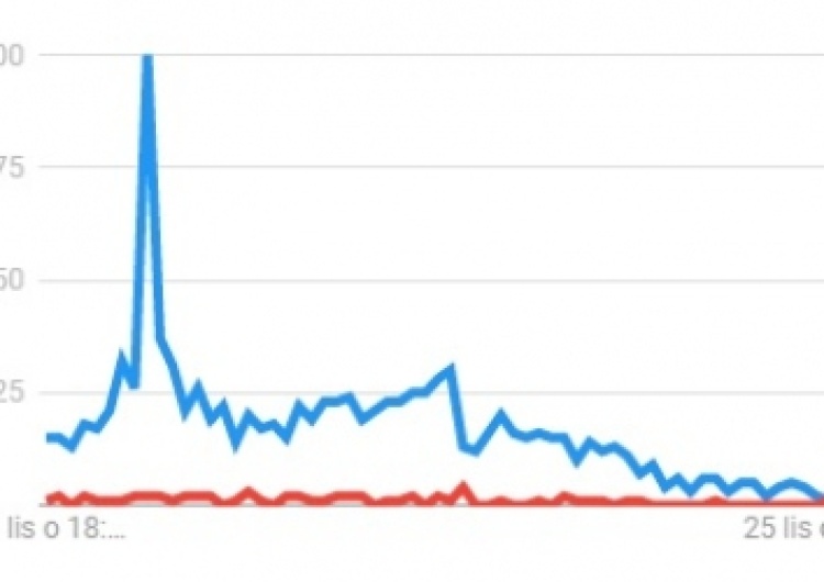 Google Trends: Atlas kotów v.s. Wolne Sądy