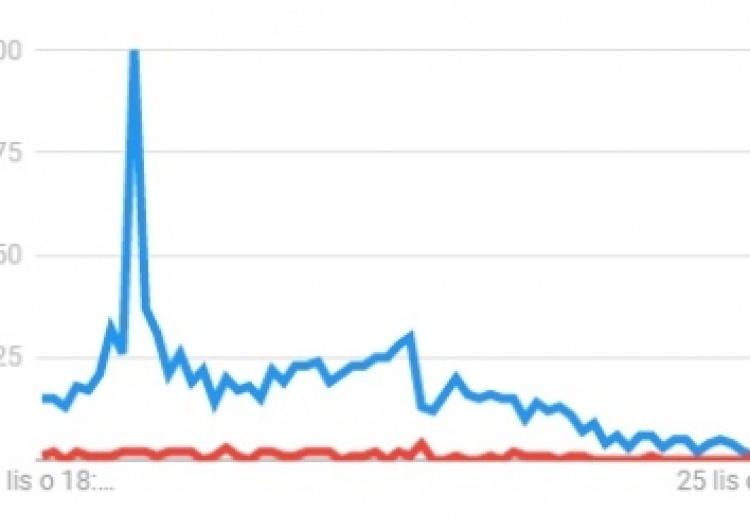  Google Trends: Atlas kotów v.s. Wolne Sądy